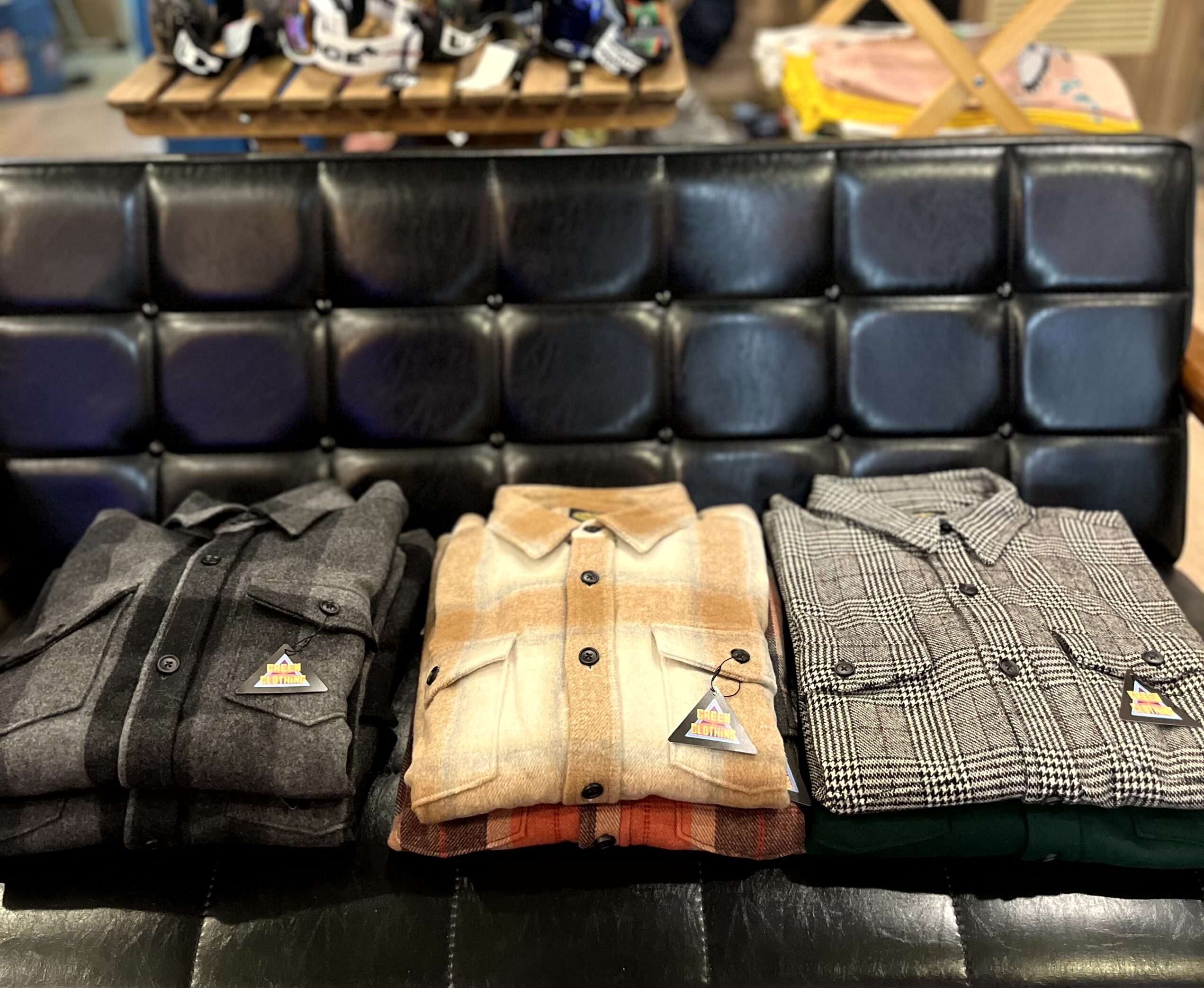 GREEN CLOTHINGネルシャツ
